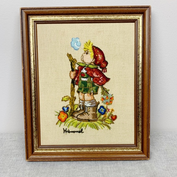 Hummel Embroidered Framed Wall Art - Picture 1 of 2
